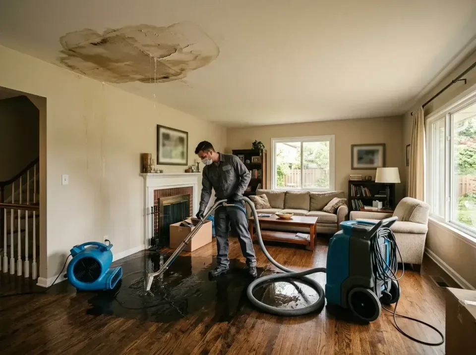 attic-pipe-burst-ceiling-drip-008 — frequently asked questions, Water Damage Restoration & Carpet Care in Amery, WI